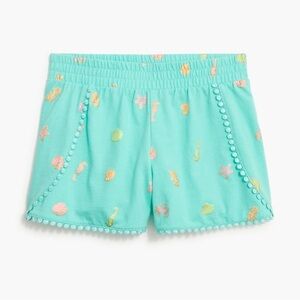 Crewcuts Girls' Sea Creatures Pull-on Short Size 6